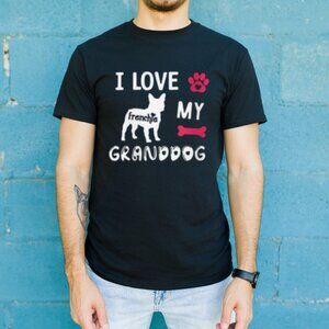 I Love My Granddog TShirt, Funny Dog Lovers Shirt, Custom Name Graphics Tee